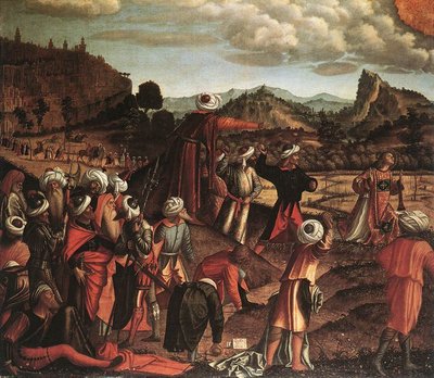 La lapidazione di Santo Stefano da Vittore Carpaccio